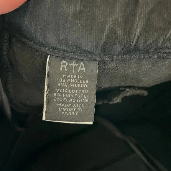 RtA pull on coated legging denim - Picture 7 of 10